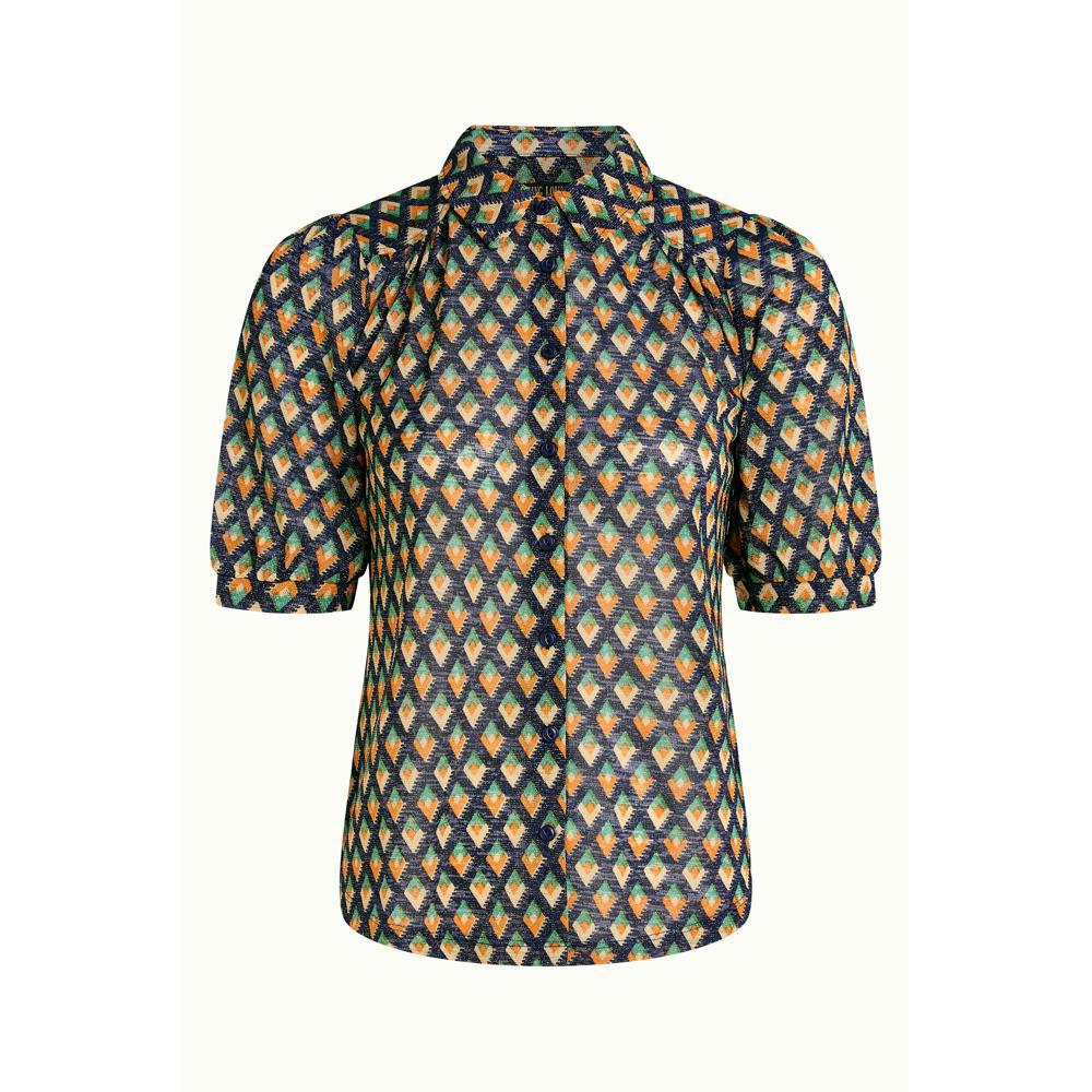 King Louie Carina Blouse Pebble